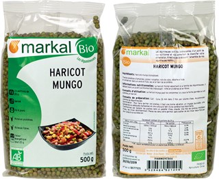 Markal Mungboon groen bio 500g - 1354